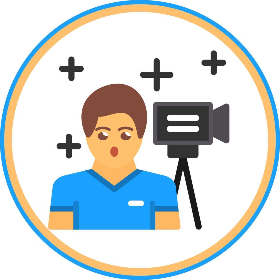 Movie Making Vector Icon Design