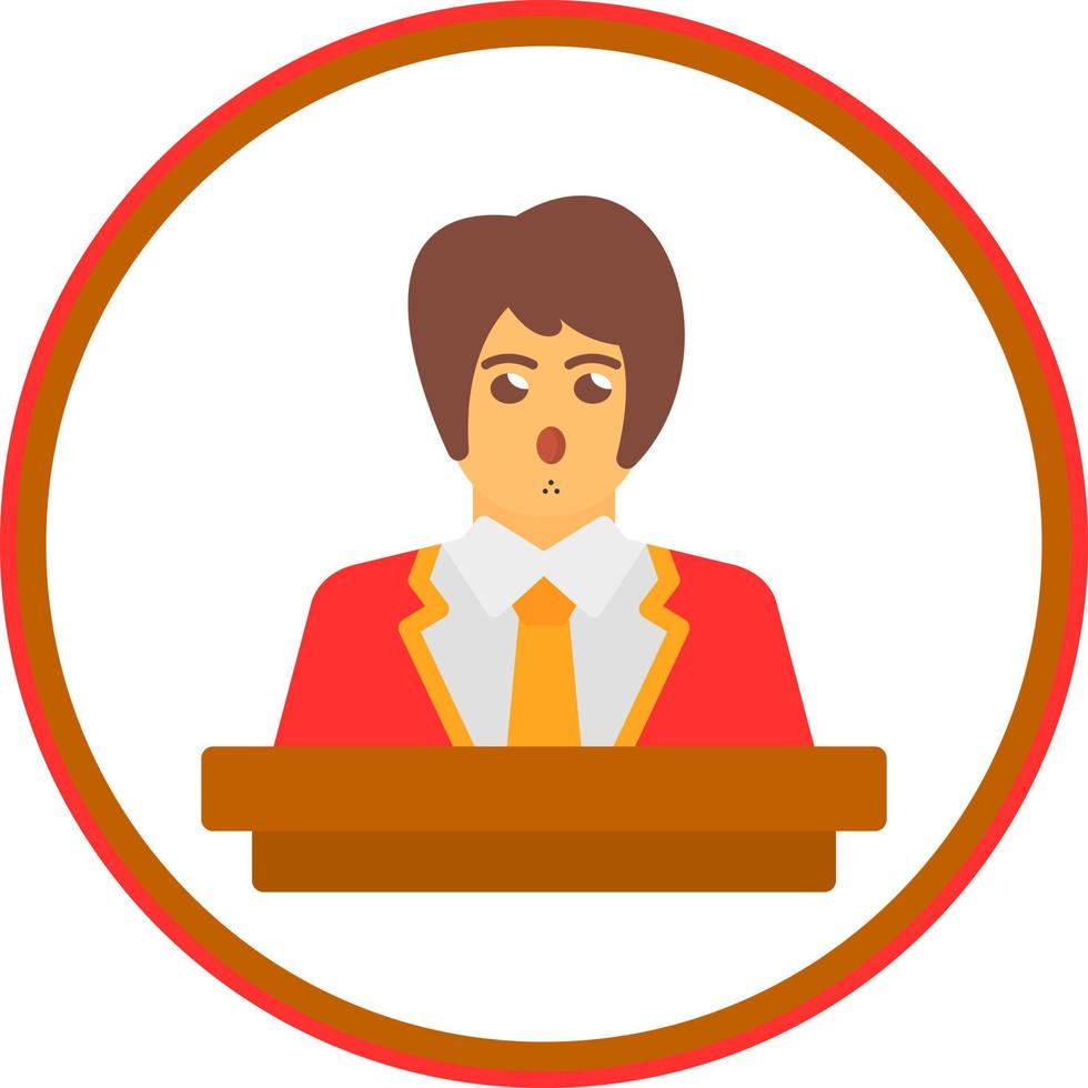 Director Female Vector Icon Design