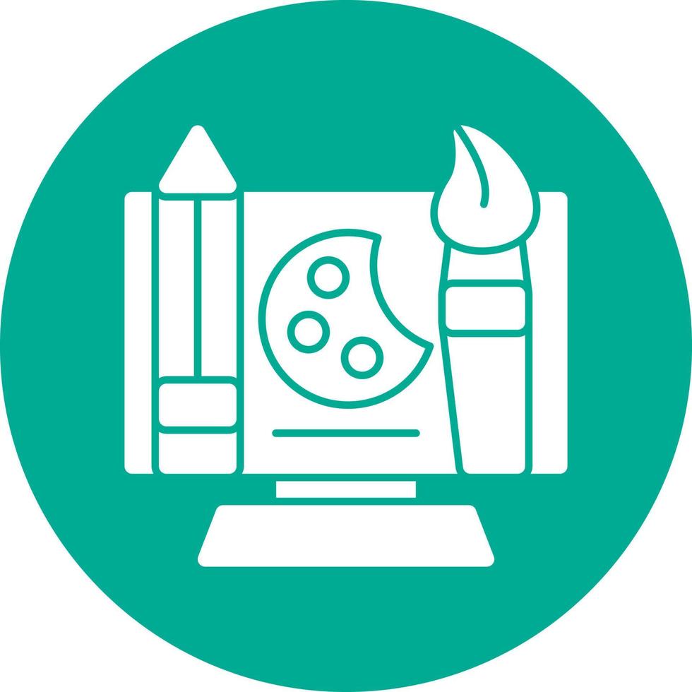Digital Art Vector Icon Design