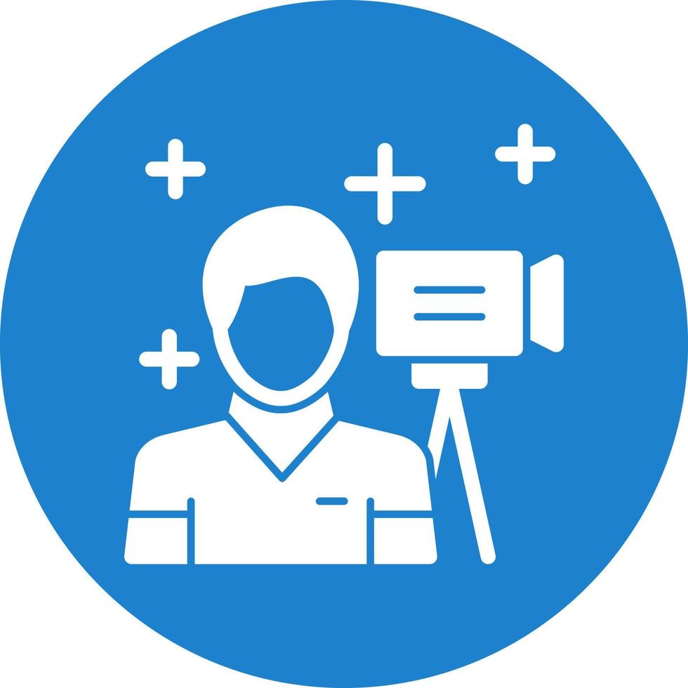 Movie Making Vector Icon Design