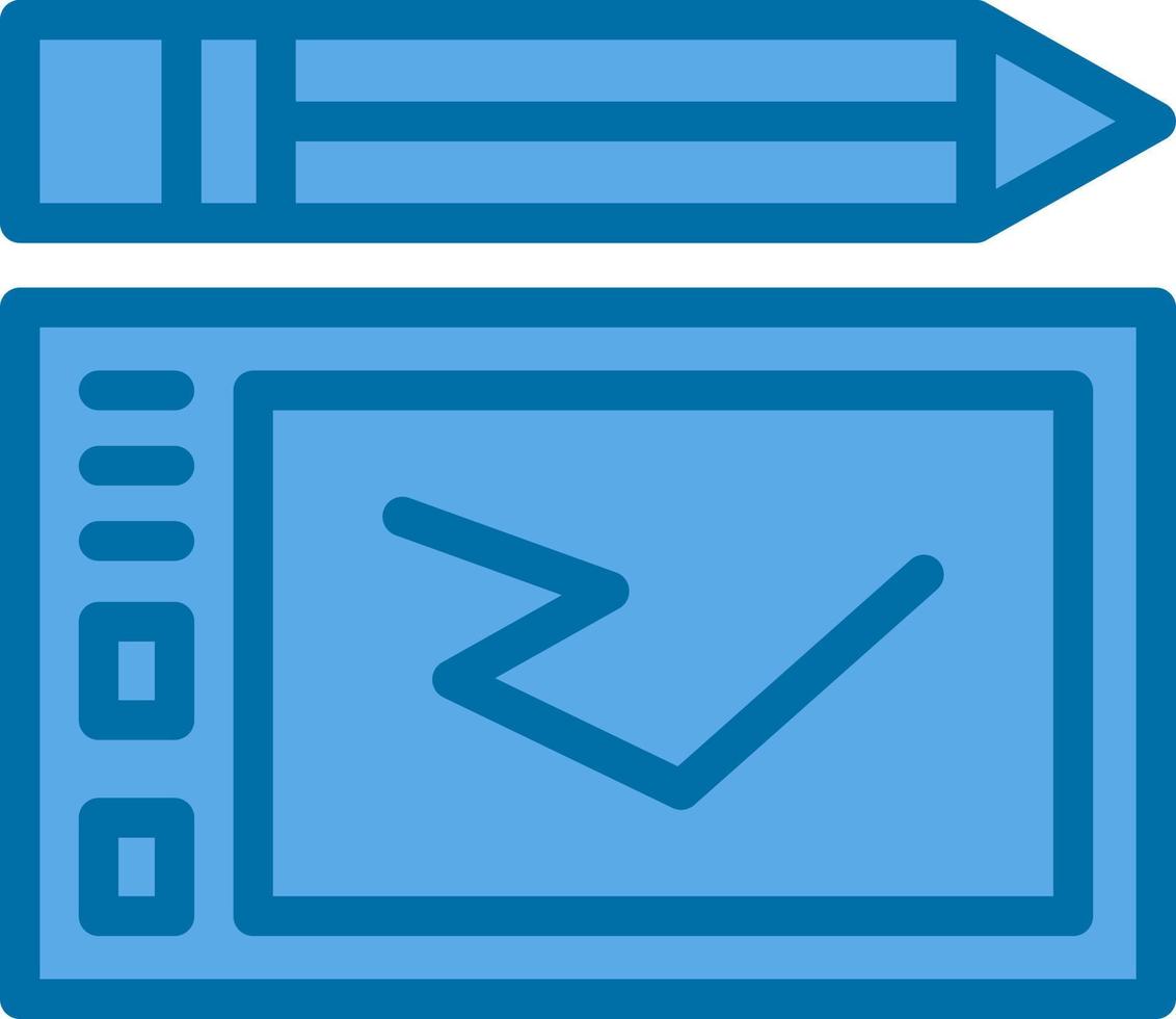 Graphic Tablet Vector Icon Design