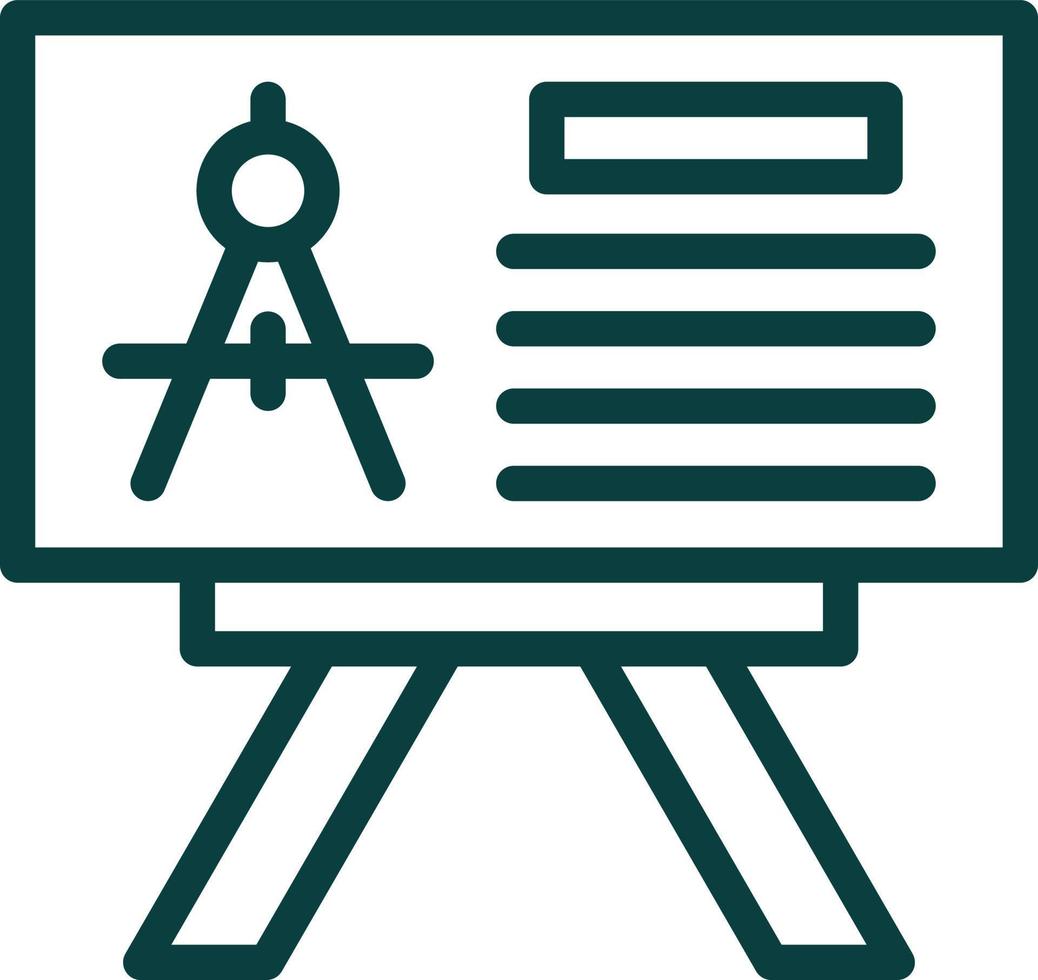 Drawing Compass Vector Icon Design