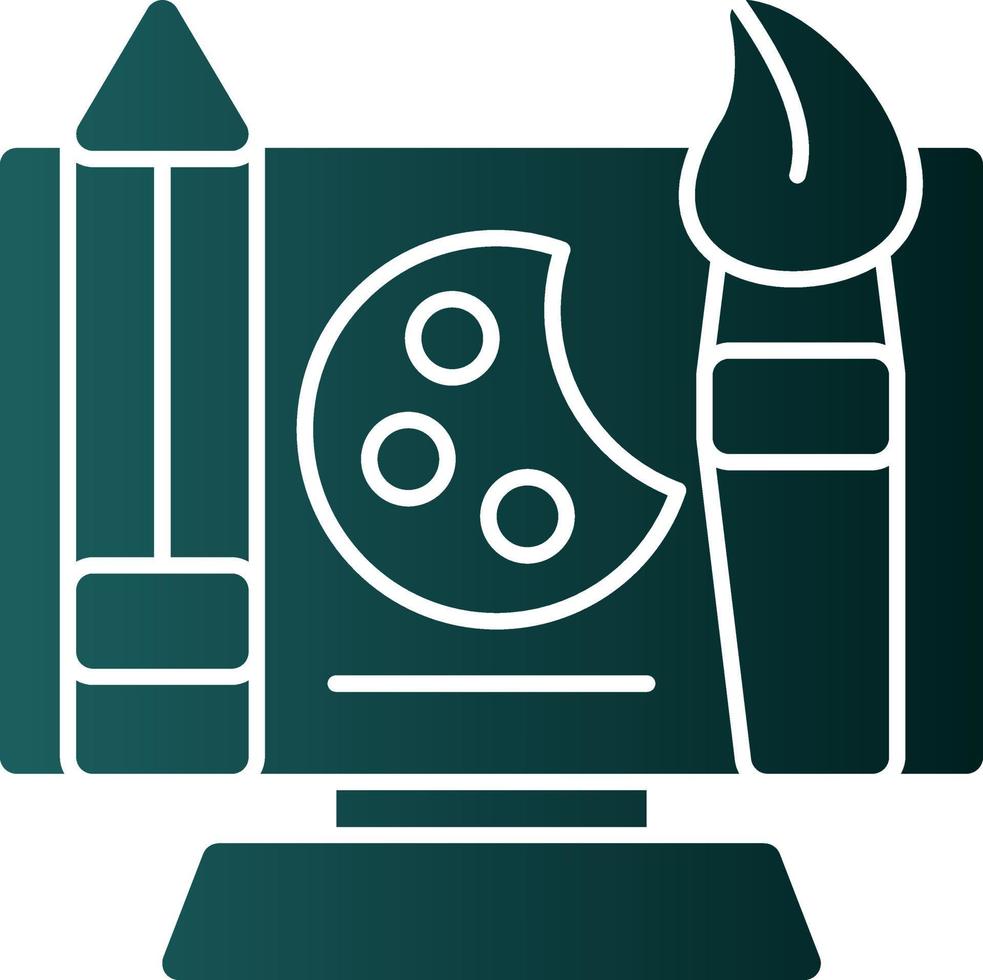 Digital Art Vector Icon Design
