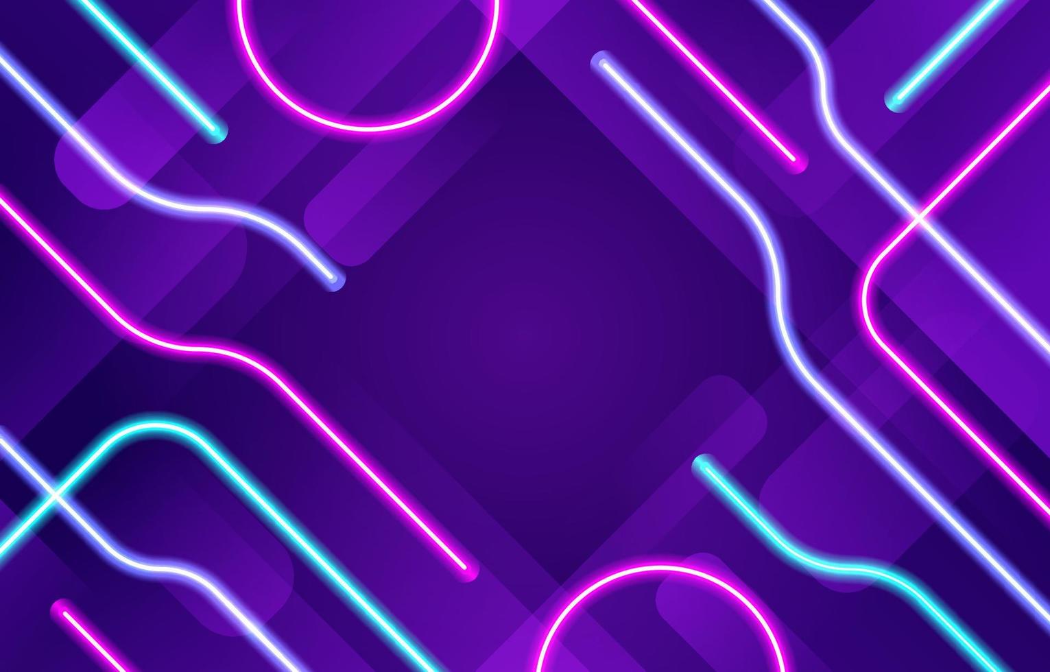 fondo de luces de neón vector