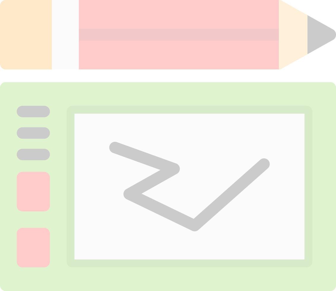 Graphic Tablet Vector Icon Design