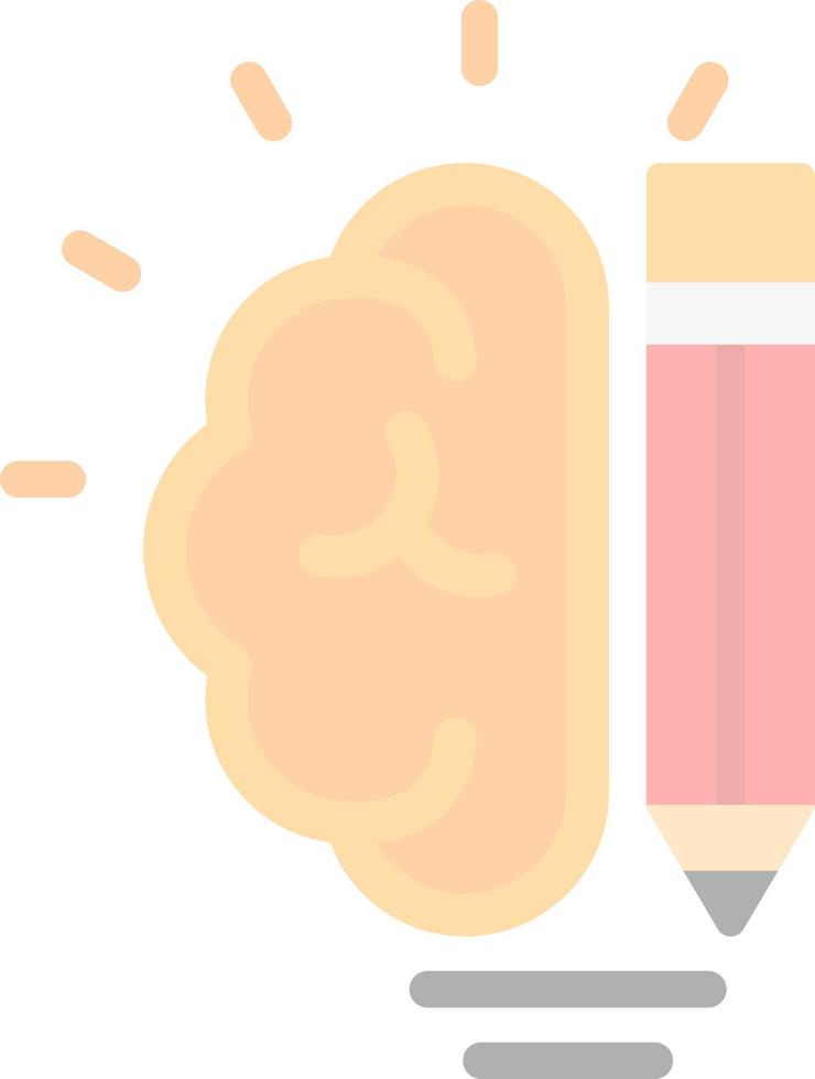 Creative Brain Vector Icon Design