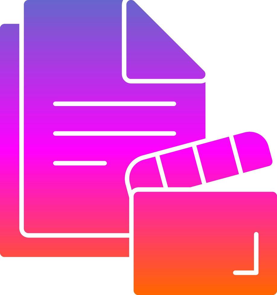 Scenario Vector Icon Design