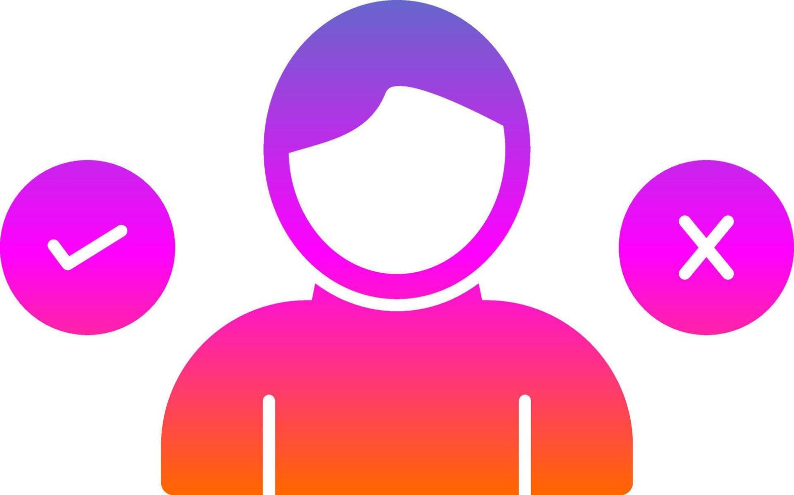 Decision Making Vector Icon Design