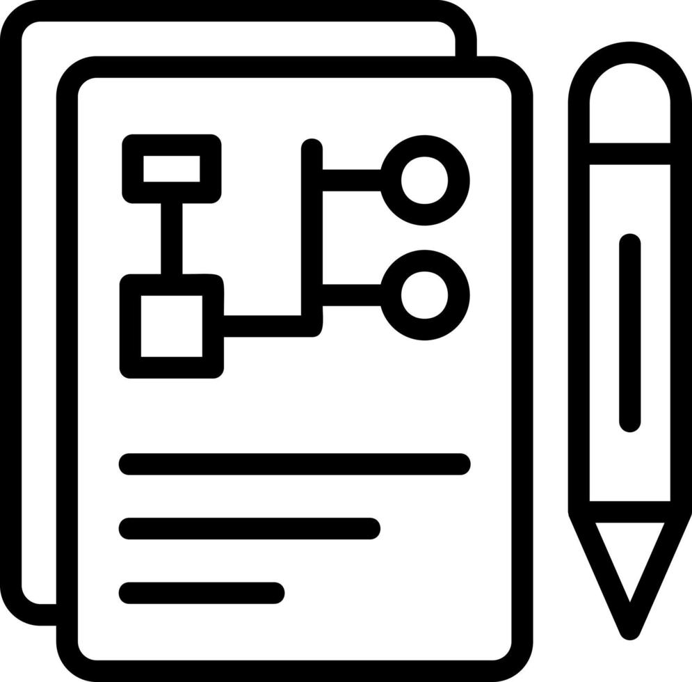 Plan Vector Icon Design
