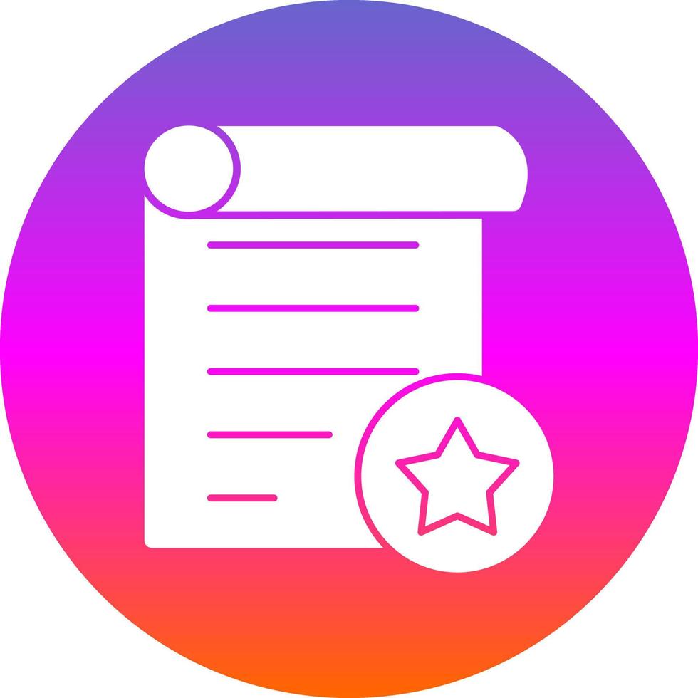 Assessment Vector Icon Design