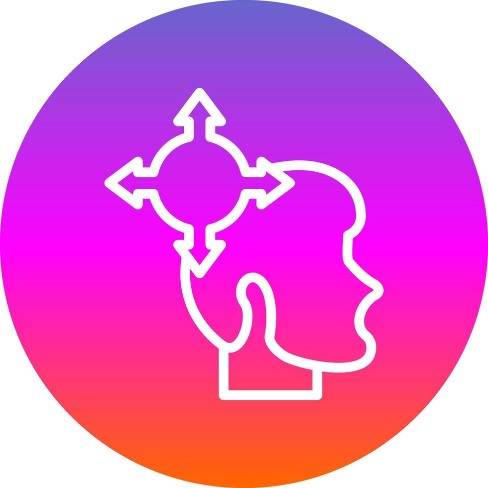 Decision Making Vector Icon Design