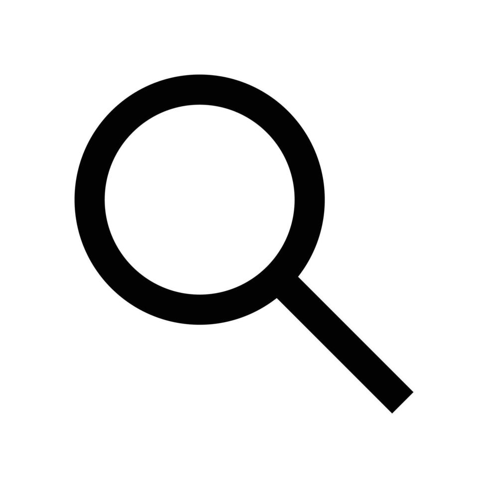search icon silhoueete vector