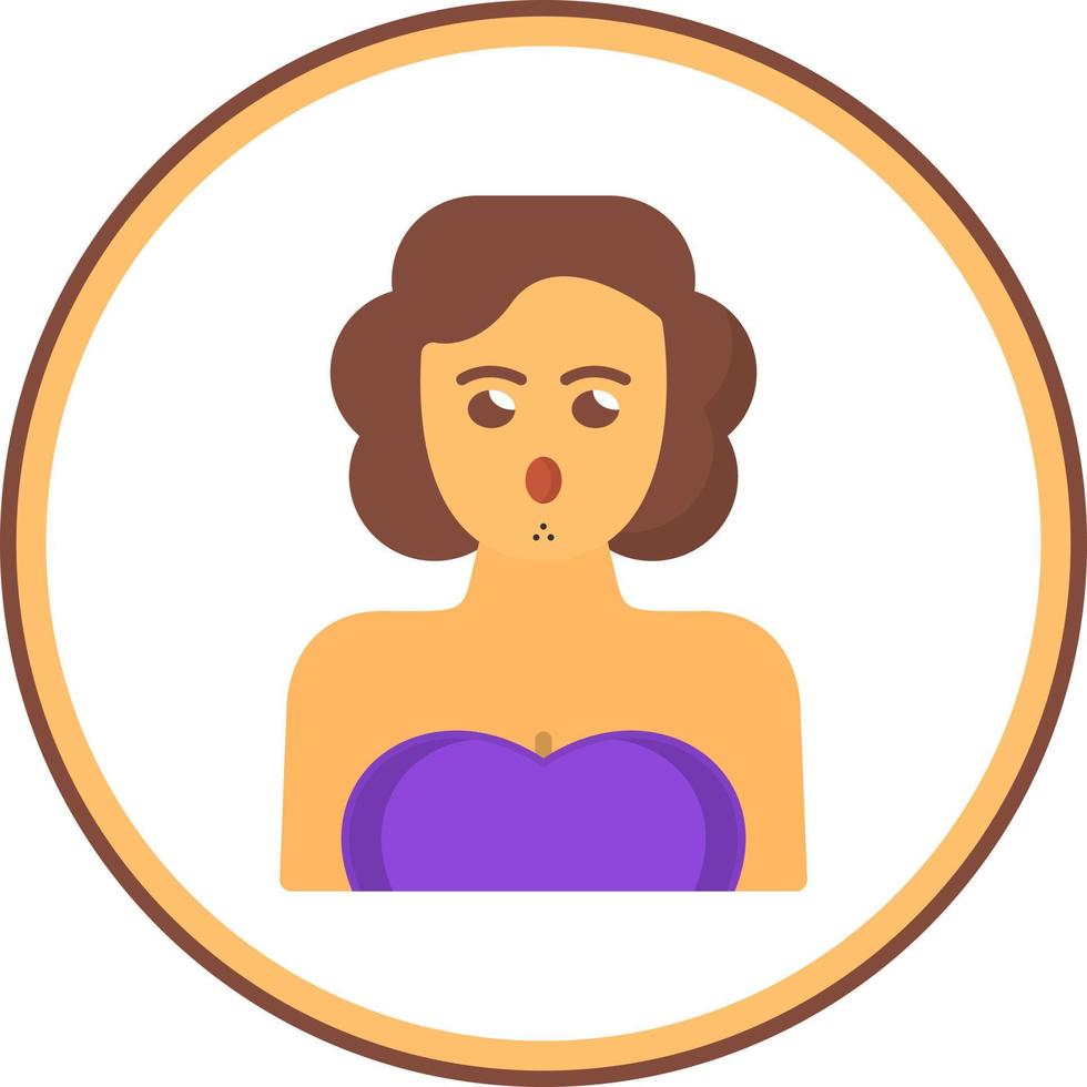 Actress Vector Icon Design