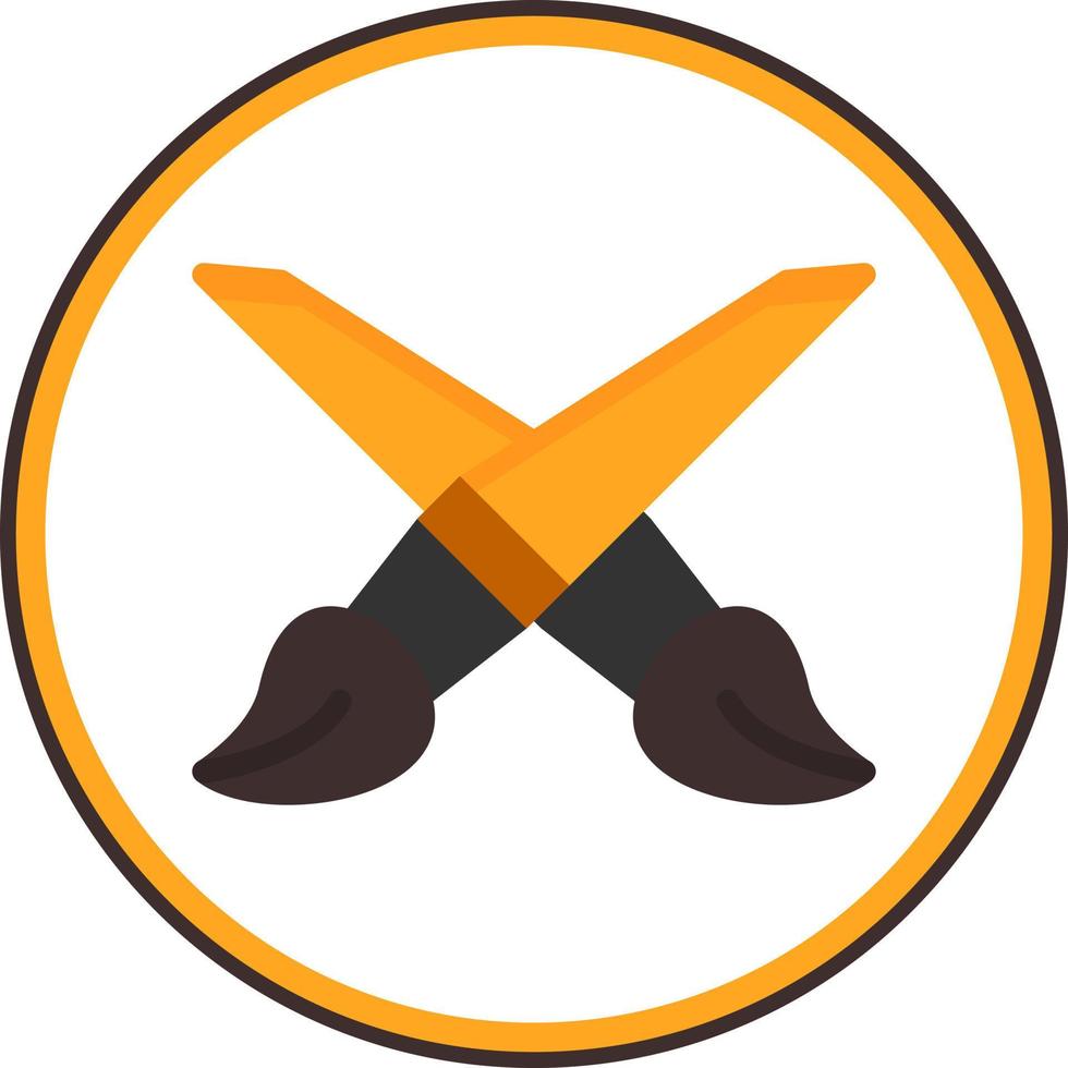 Brushes Vector Icon Design