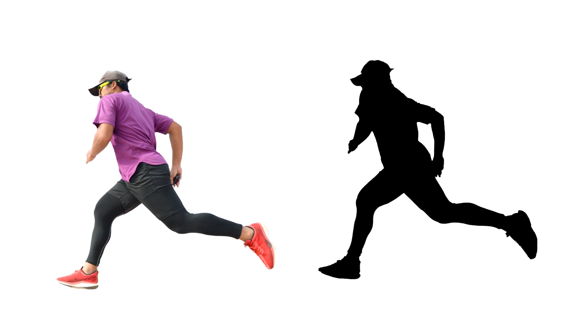 Athletic man jumping 15674976 PNG