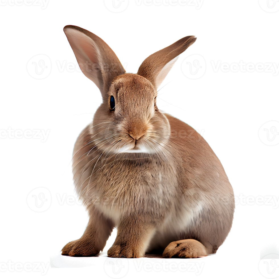 Realistic computer drawing of a rabbit. png