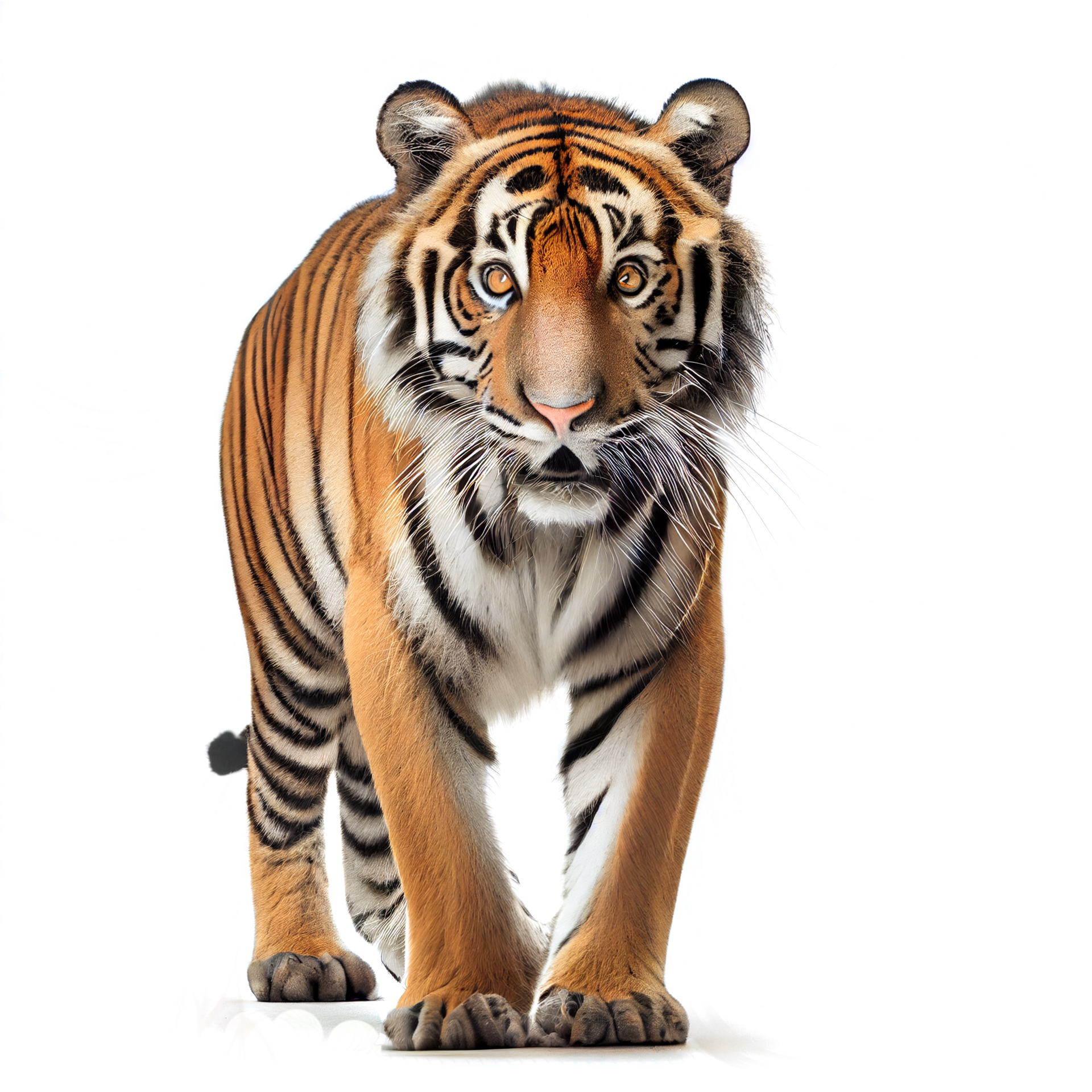 Free Realistic computer drawing Indian tiger. 16457785 PNG with Transparent  Background