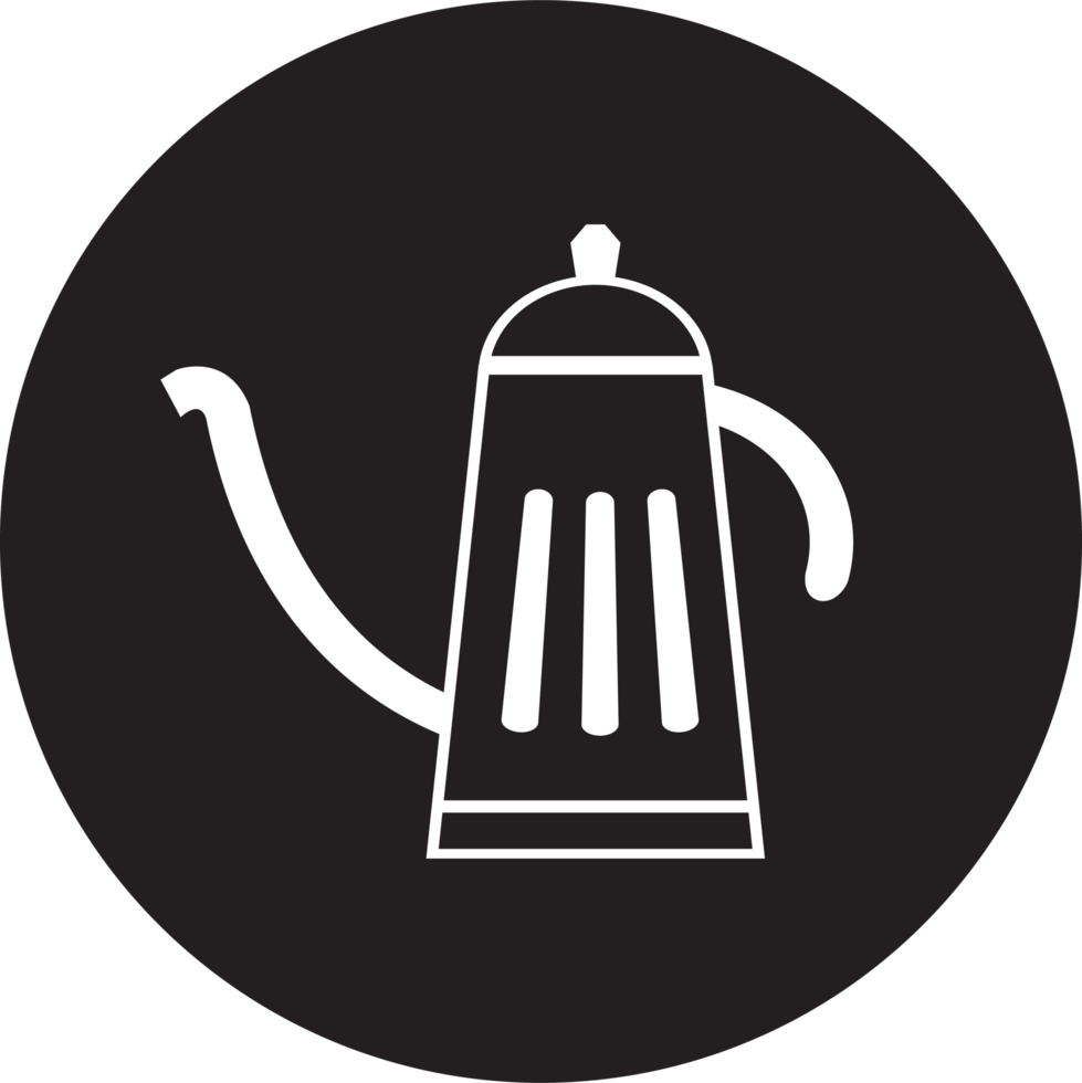 The cafe icon for menu or hot drink and food concept png
