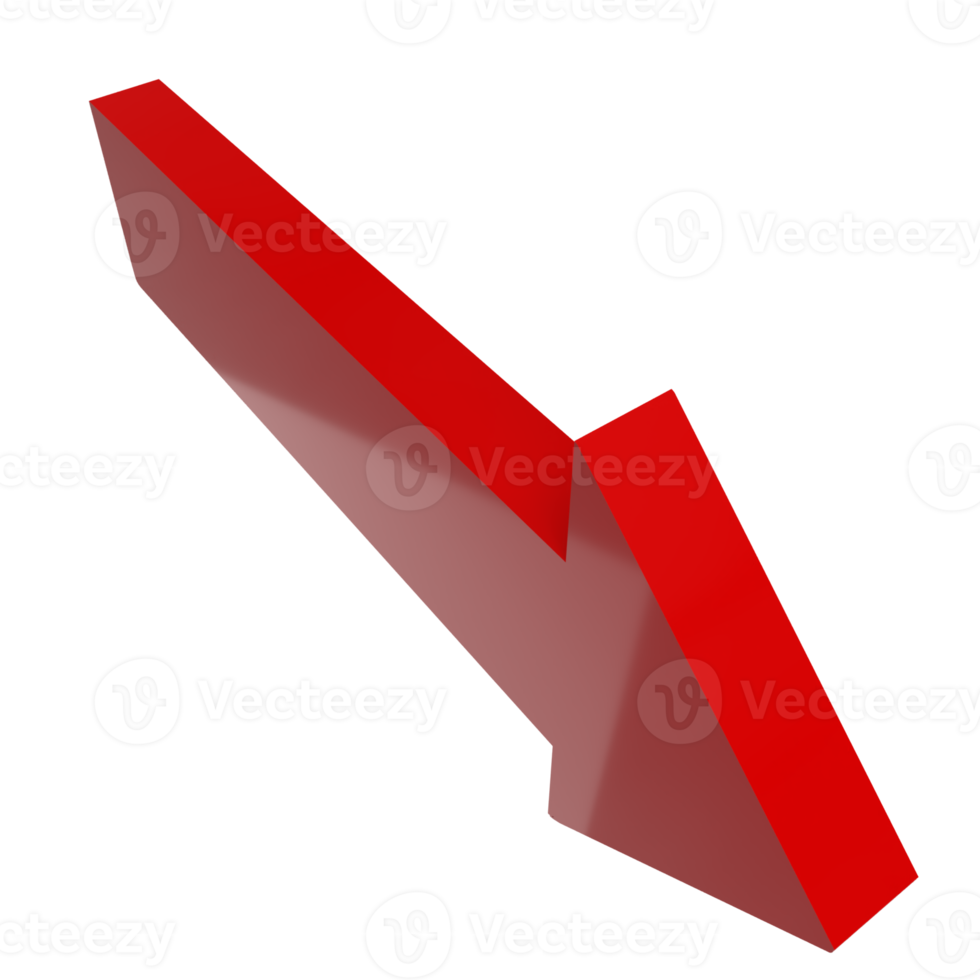 The red arrow png image