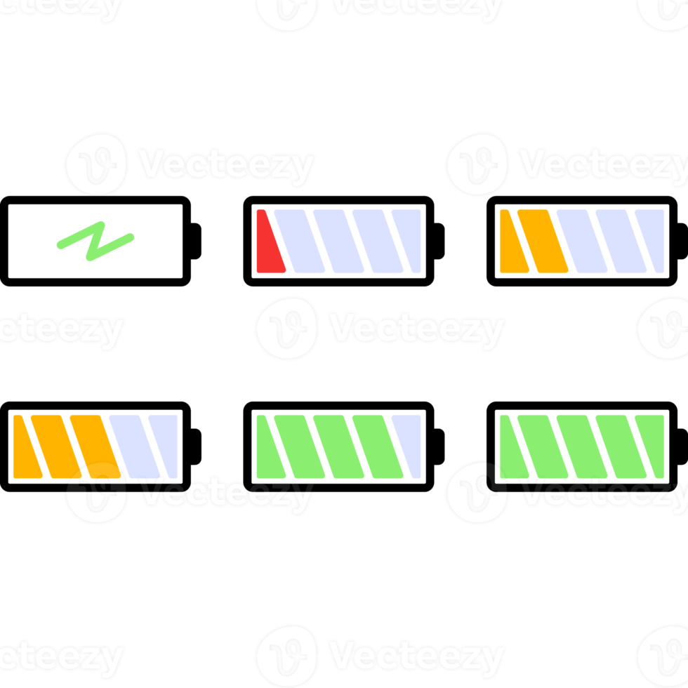 Batterieladeanzeige-Symbol png