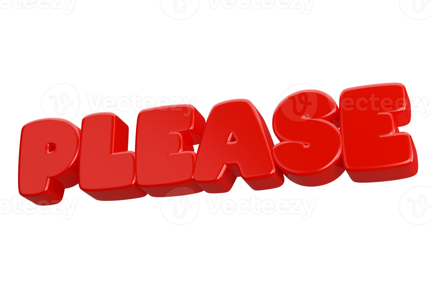 please 3d word text png