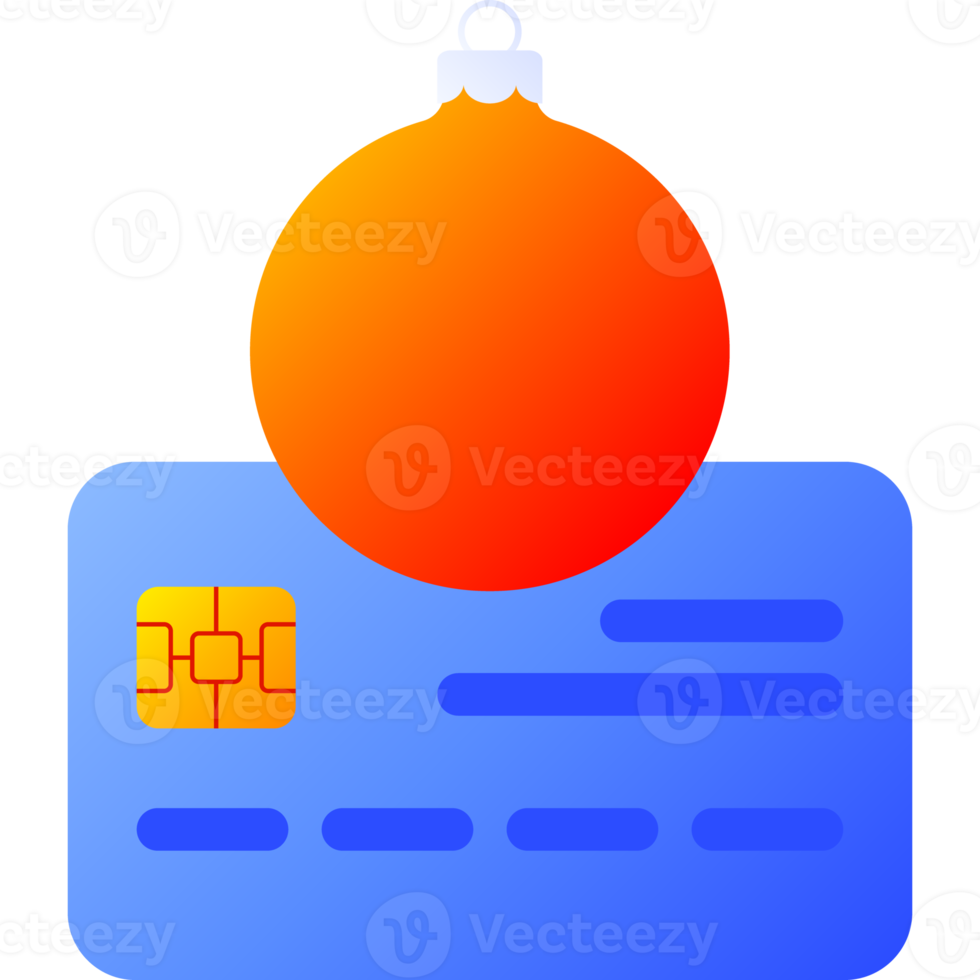 credit card christmas ball png