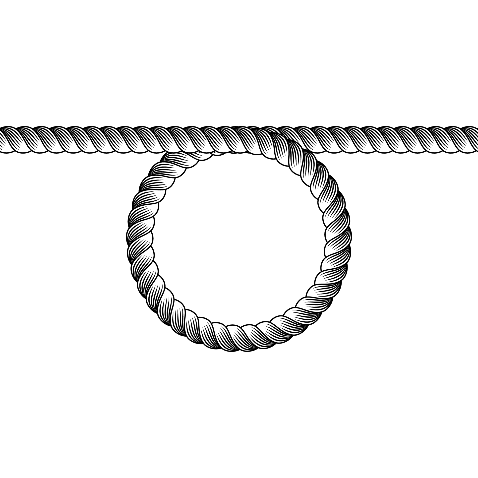 Nautical rope knot 16458284 PNG