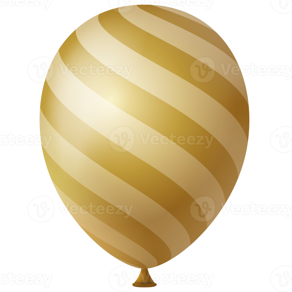 white gold 3d helium air balloon png