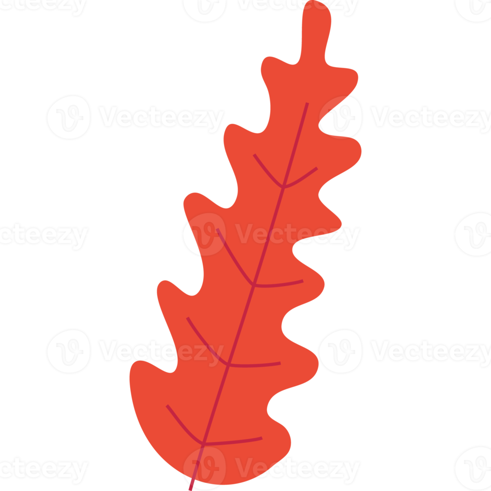 flat leaf icon hand drawn png