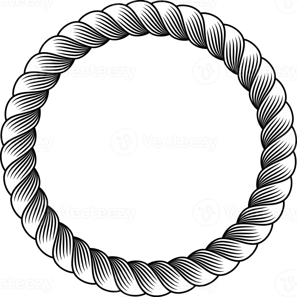 circle rope frame png