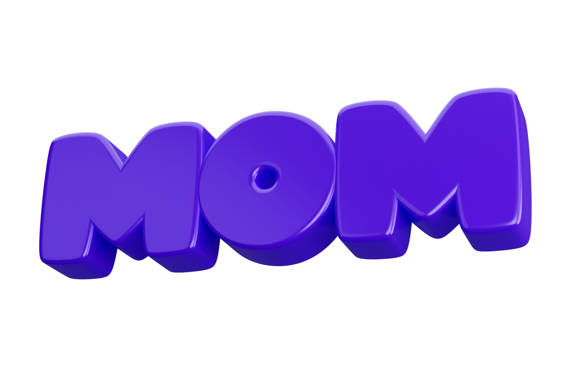 Mom 3d Word Text 16458380 Png