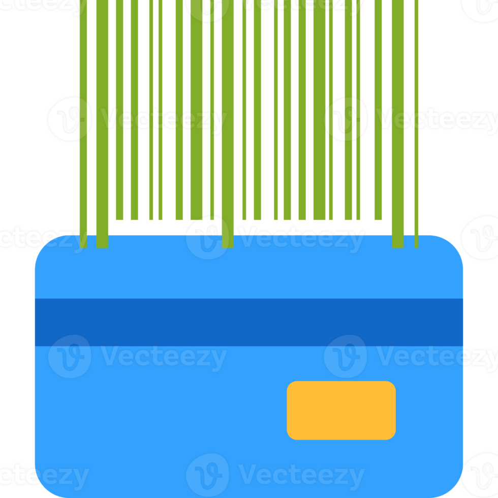 bar code credit card png