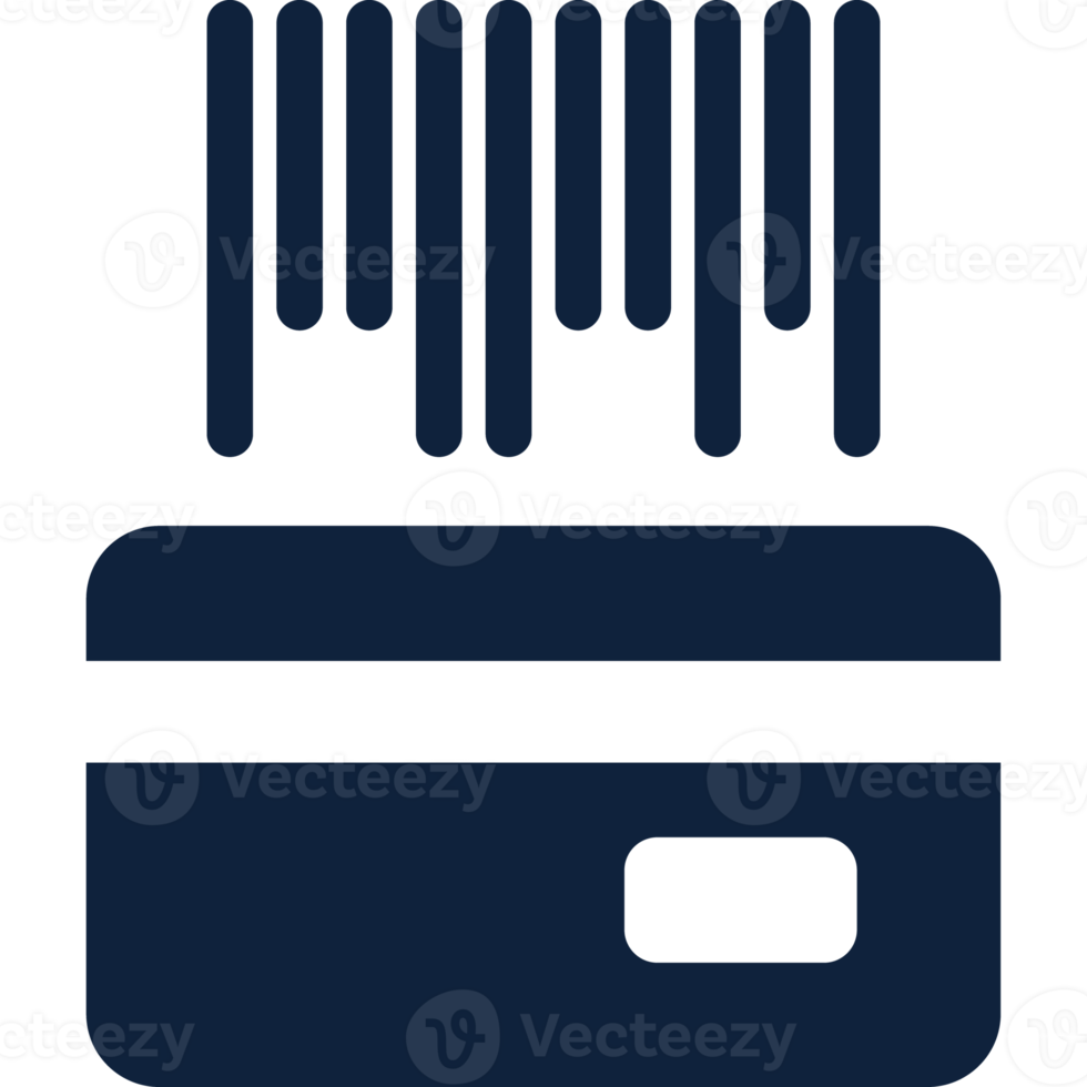 Barcode-Kreditkarte png