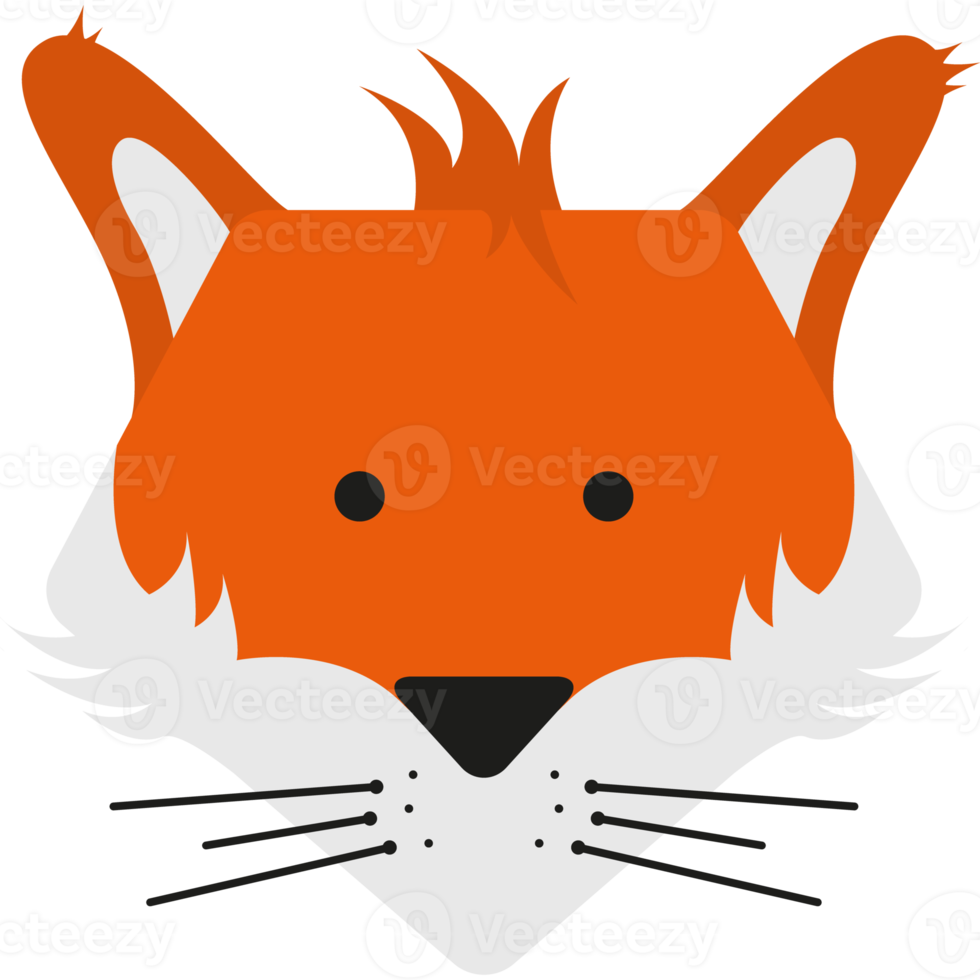 fox head cartoon png