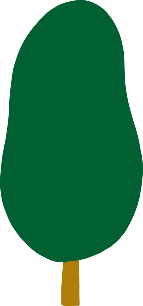 simplicity tree freehand drawing flat design. png