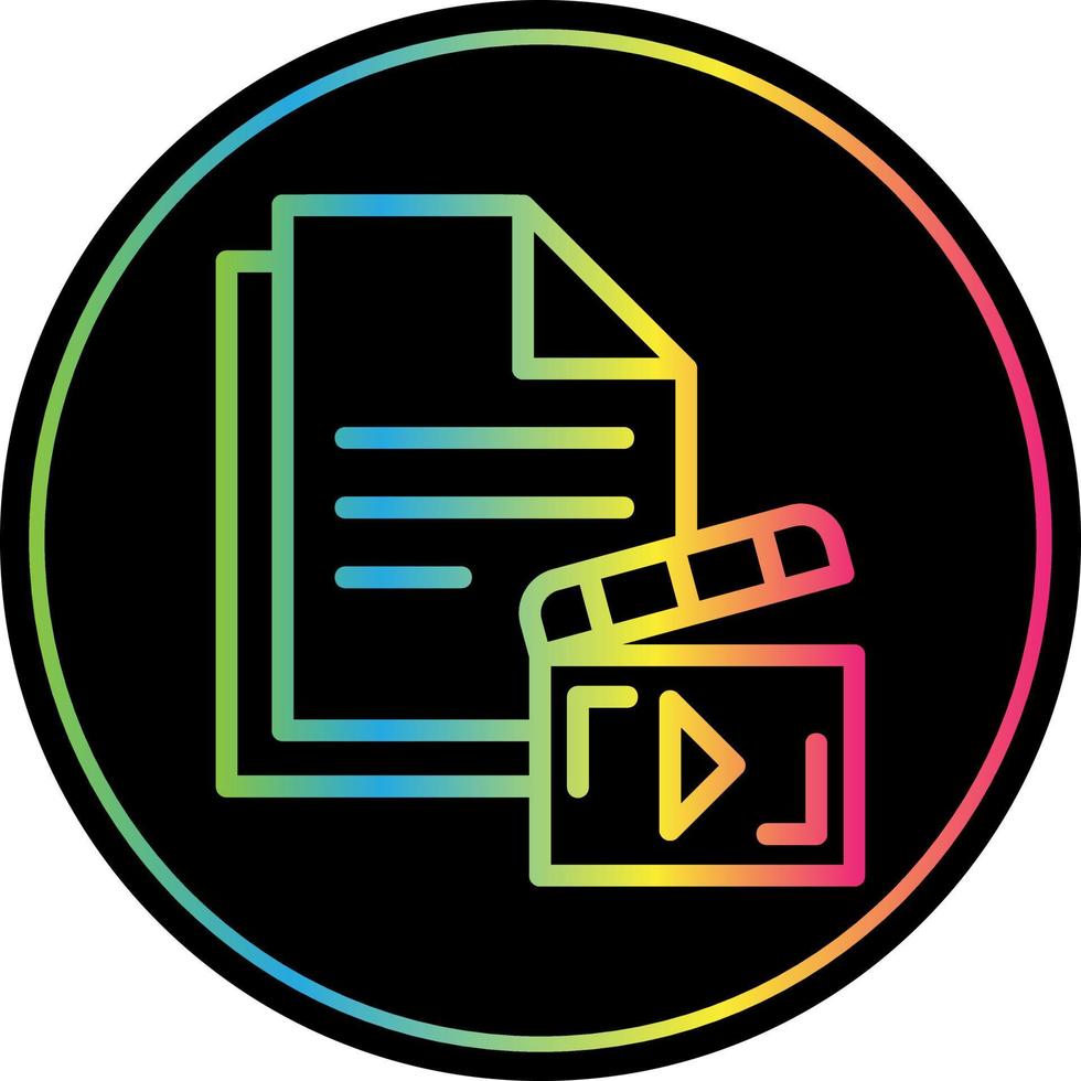 Scenario Vector Icon Design