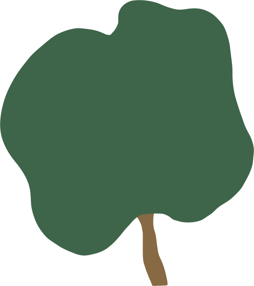 simplicity tree freehand drawing flat design. png