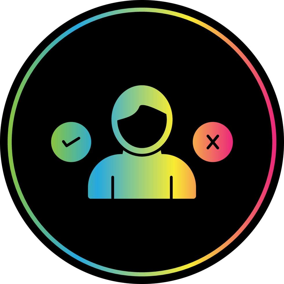 Decision Making Vector Icon Design