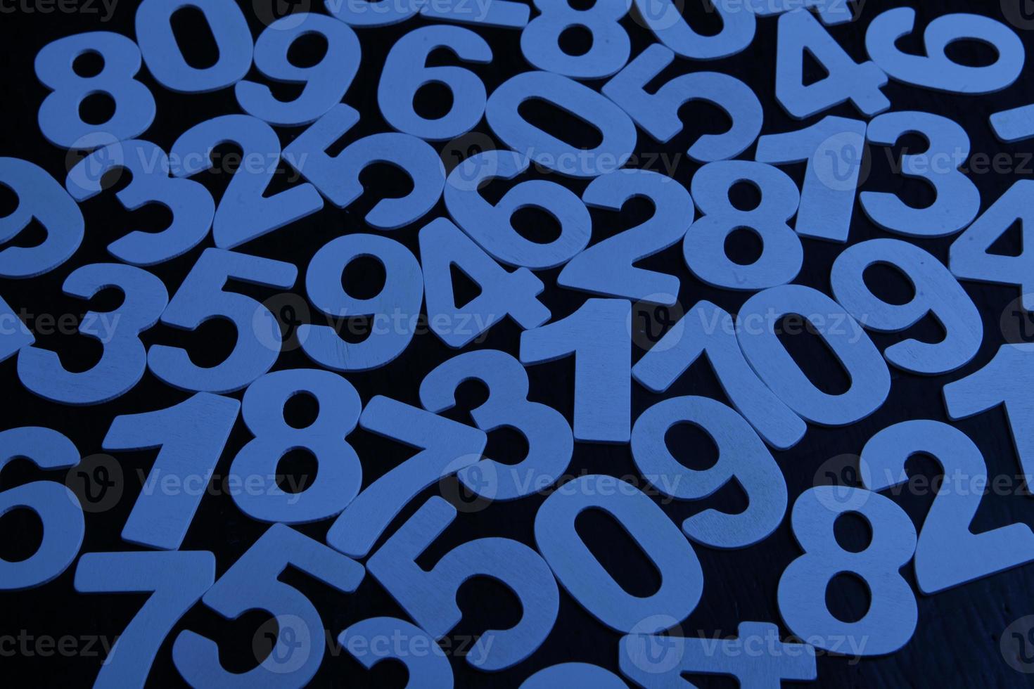 Background of numbers. from zero to nine. Numbers texture. Finance data concept. Mathematic. Seamless pattern with numbers. financial crisis concept. Business success. photo