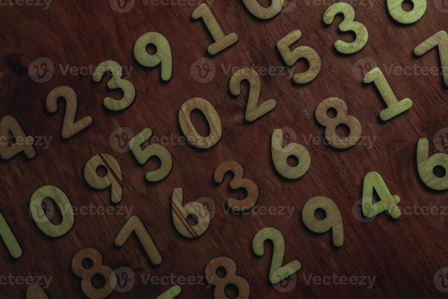 Background of numbers. from zero to nine. Numbers texture. Finance data concept. Mathematic. Seamless pattern with numbers. financial crisis concept. Business success. photo