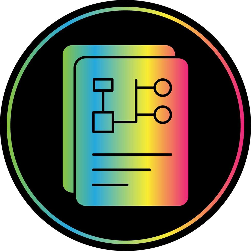 Workflow Vector Icon Design