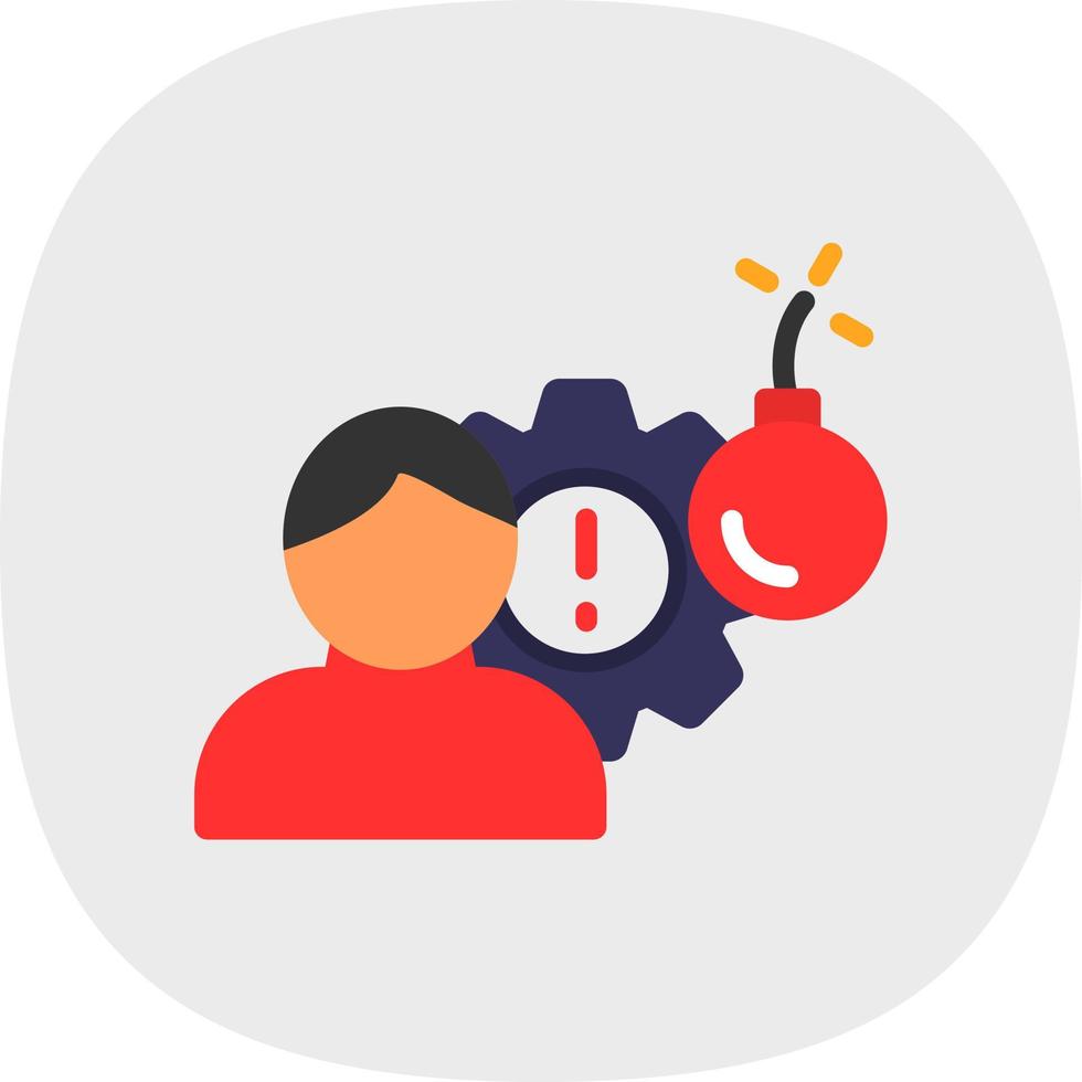 Catastrophe Vector Icon Design