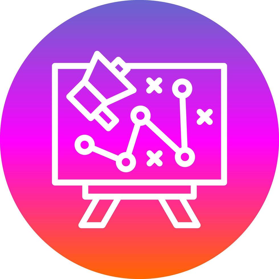 Marketing Strategy Vector Icon Design