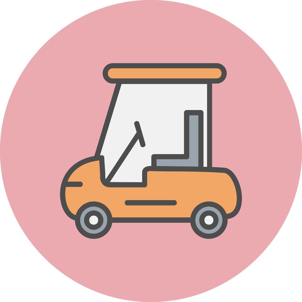 Golf Cart Vector Icon