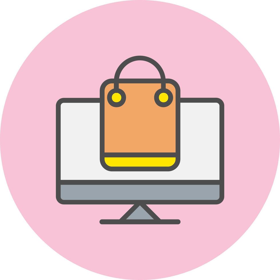 Online Shopping Vector Icon
