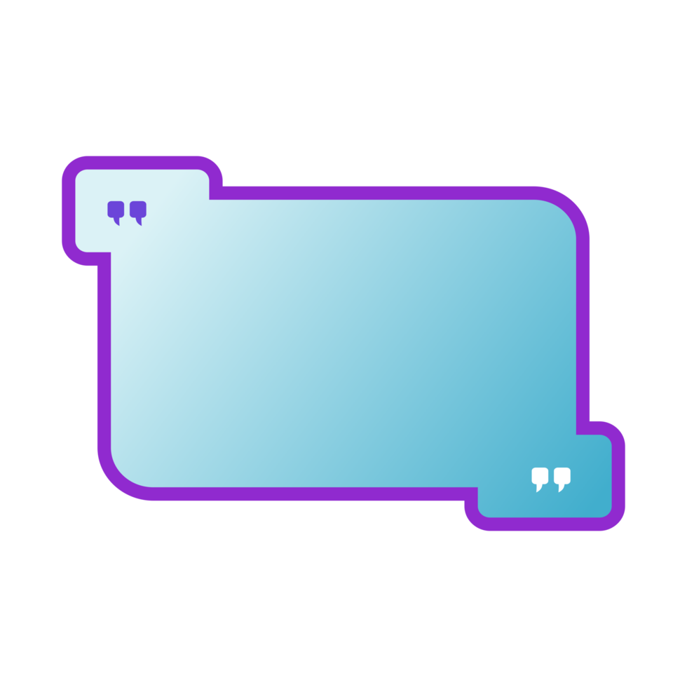 quote frames blank templates. Text in brackets, citation speech bubbles, quote empty bubbles. Textbox on color background. png