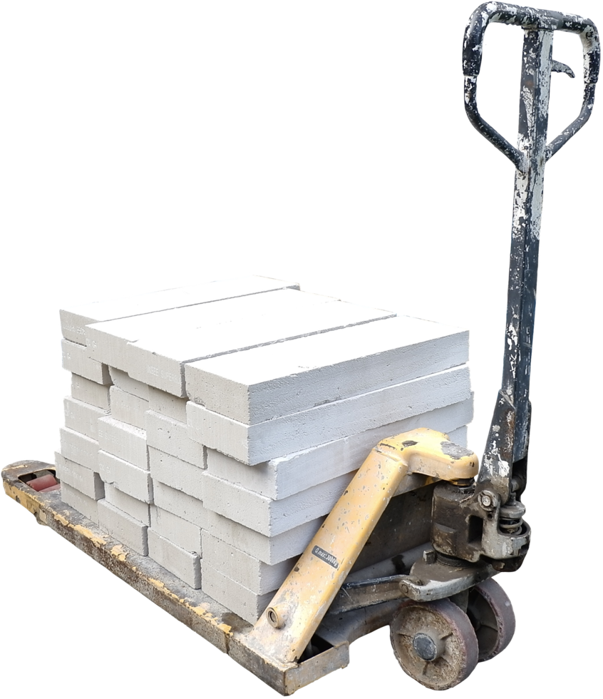 equipment construction trolley bricks dicut cutout true png