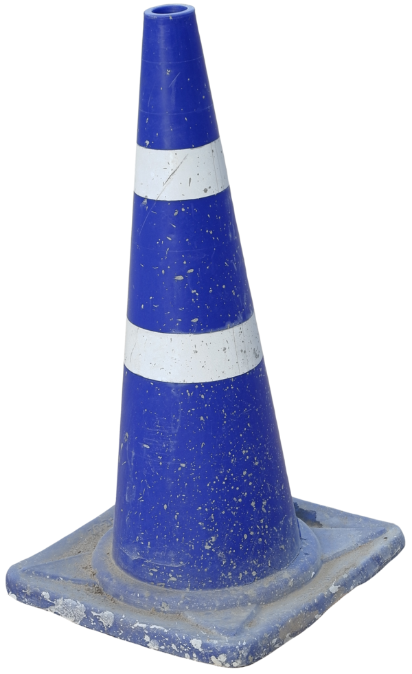 blue cones equipment construction dicut cutout true png