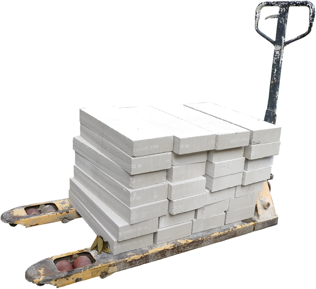 equipment construction trolley bricks dicut cutout true png