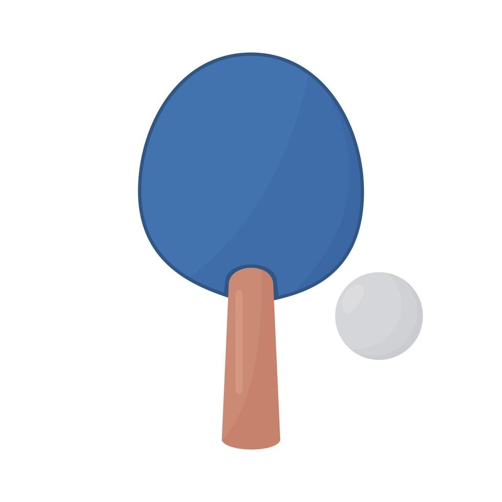 tennis racket and ball vector